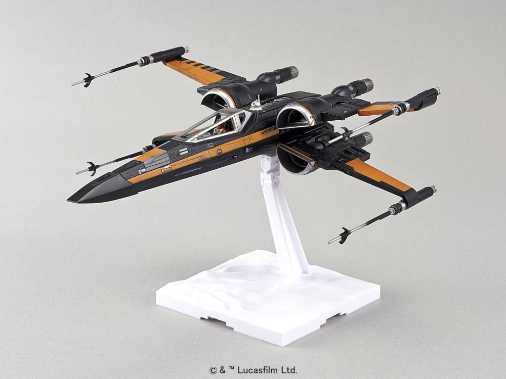 Star Wars Poe's X-Wing Fighter 1/72 Scale Model Kit Gallery Image 3