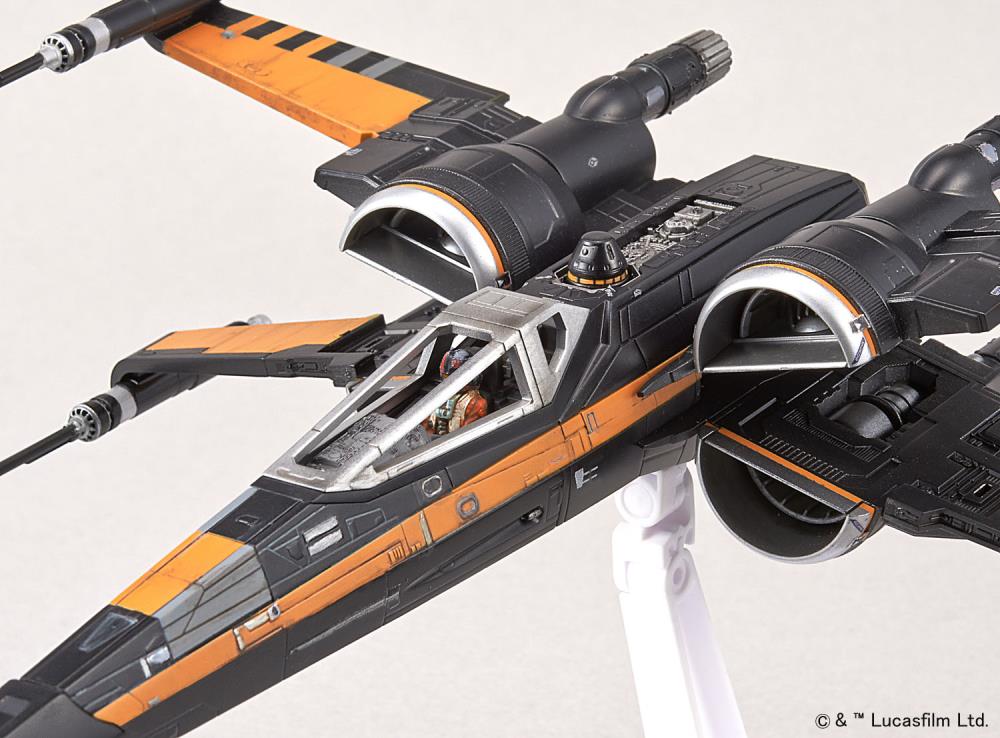 Star Wars Poe's X-Wing Fighter 1/72 Scale Model Kit Gallery Image 10