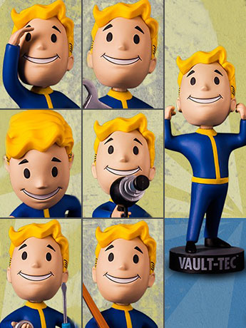 Fallout 4 Vault Boy 111 Bobblehead Series 1 Set of 7 Gallery Image 2