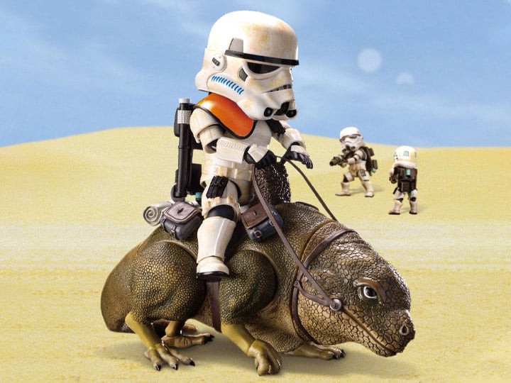 Star Wars: A New Hope Egg Attack Action EAA-014S Dewback With Imperial Sandtrooper Gallery Image 1