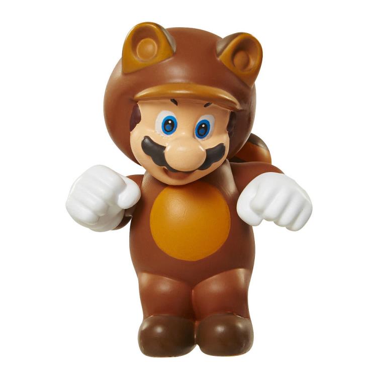 World of Nintendo 2.50" Limited Articulation Figure - Tanooki Mario Gallery Image 3