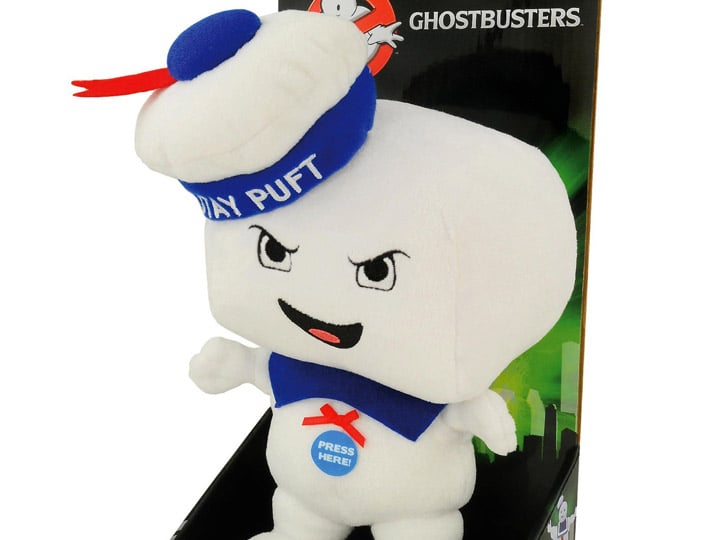 Ghostbusters 15" Deluxe Stay Puft Happy Plush With Sound Gallery Image 1