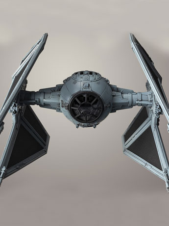 Star Wars TIE Interceptor (Return of the Jedi) 1/72 Scale Model Kit Gallery Image 2
