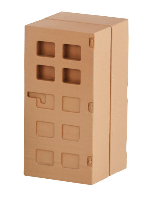 Minecraft Mine-Keshi Collection - Cobblestone & Oak Door Set Gallery Image 2