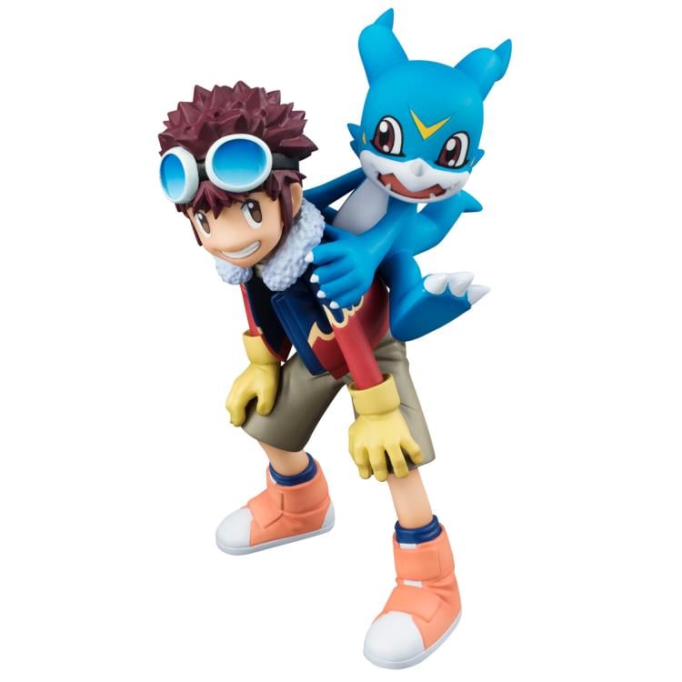 Digimon Adventure 02 G.E.M. Series Motomiya Daisuke & Veemon Figure