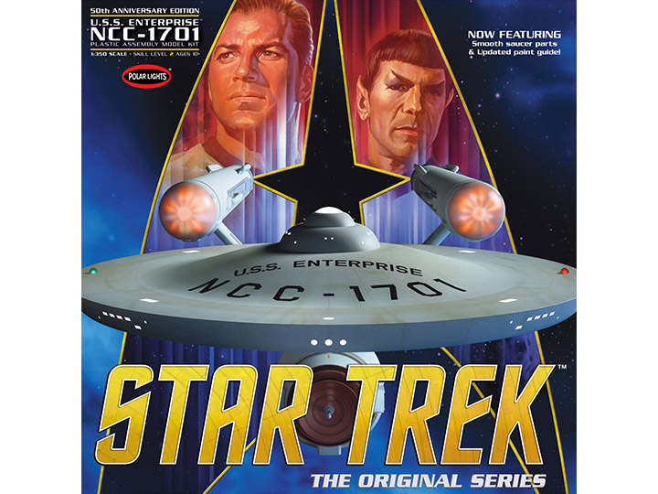 1/350 Scale Star Trek The Original Series 50th Anniversary Edition Model Kit Gallery Image 1