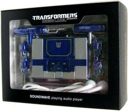 Transformers Music Label Soundwave (Spark Blue) MP3 Player