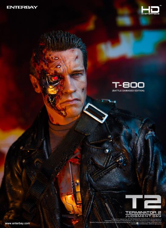 HD Masterpiece Terminator 2 - 1/4 Scale T-800 Figure Battle
