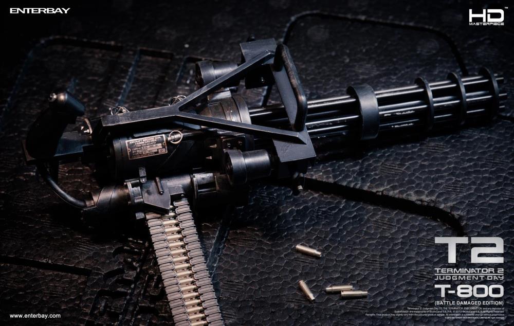 HD Masterpiece Terminator 2 - 1/4 Scale T-800 Figure Battle Damaged Edition Gallery Image 16