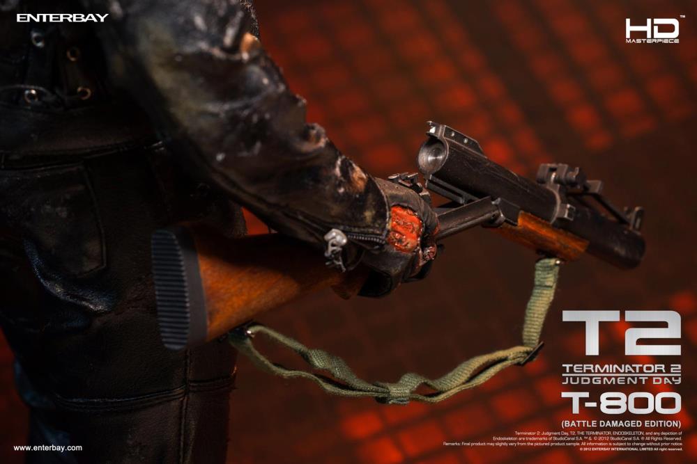 ENTERBAY エンターベイ TERMINATOR2 ターミネーター2 HD Masterpiece Terminator 2 - 1/4 Scale T-800 Figure Battle