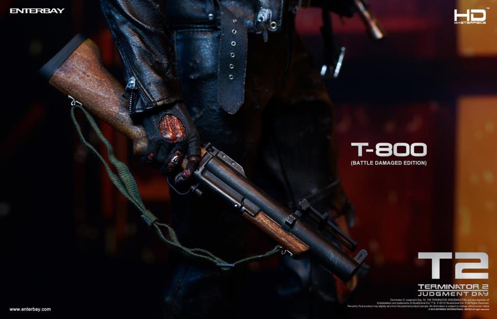 HD Masterpiece Terminator 2 - 1/4 Scale T-800 Figure Battle Damaged Edition Gallery Image 14