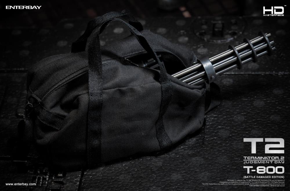 HD Masterpiece Terminator 2 - 1/4 Scale T-800 Figure Battle Damaged Edition Gallery Image 17