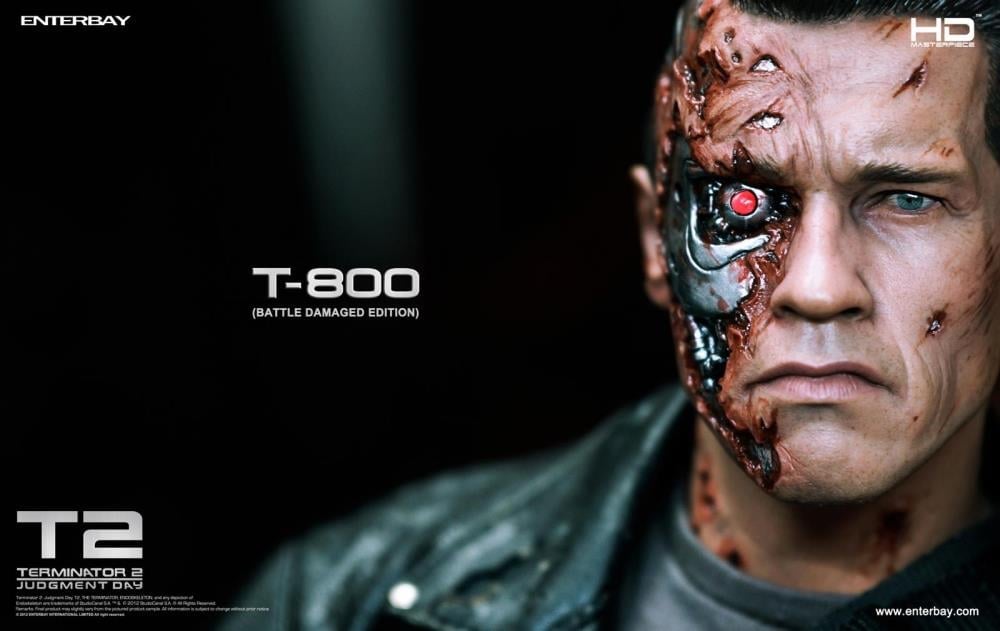 HD Masterpiece Terminator 2 - 1/4 Scale T-800 Figure Battle