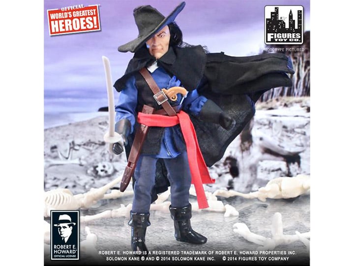 Solomon Kane World's Greatest Heroes Solomon Kane 8" Retro Figure Gallery Image 1
