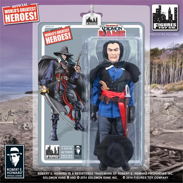 Solomon Kane World's Greatest Heroes Solomon Kane 8" Retro Figure Gallery Image 5