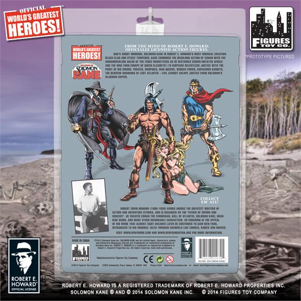 Solomon Kane World's Greatest Heroes Solomon Kane 8" Retro Figure Gallery Image 6