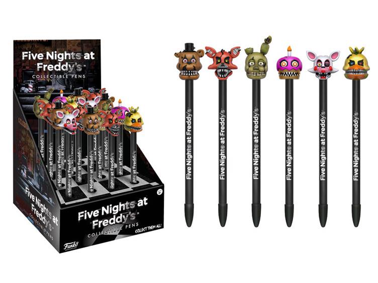 Pop! Five Nights at Freddy's: Pen Toppers - Box of 16 Gallery Image 1