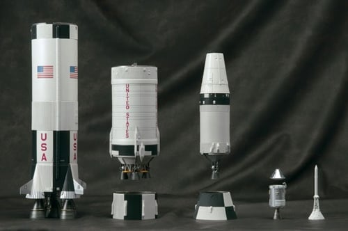 Apollo 11 & Saturn V Launch Otona no Chogokin 1/144 Scale Vehicle Set Gallery Image 10