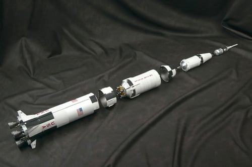 Apollo 11 & Saturn V Launch Otona no Chogokin 1/144 Scale Vehicle Set Gallery Image 4