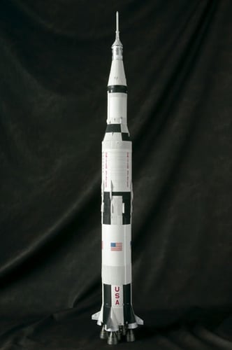 Apollo 11 & Saturn V Launch Otona no Chogokin 1/144 Scale Vehicle Set
