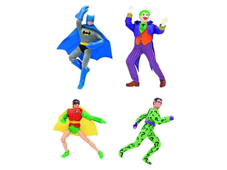 DC World's Greatest Heroes Series 1 Retro 8" Figures Set of 4 Gallery Image 1