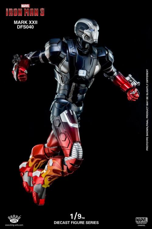 Iron Man 3: 1/9 Scale Iron Man Mark XXII Hotrod Armor Figure Gallery Image 6