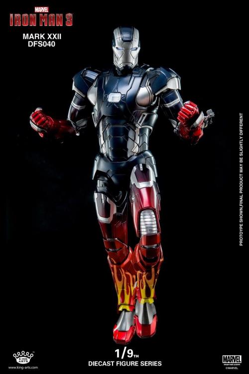 Iron Man 3: 1/9 Scale Iron Man Mark XXII Hotrod Armor Figure Gallery Image 8