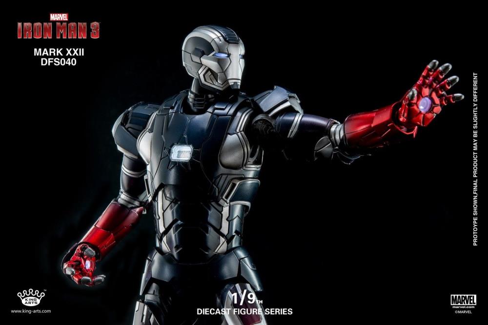 Iron Man 3: 1/9 Scale Iron Man Mark XXII Hotrod Armor Figure Gallery Image 13