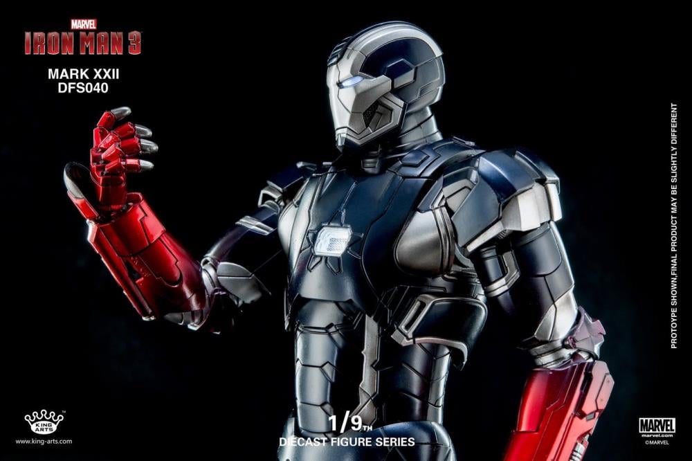Iron Man 3: 1/9 Scale Iron Man Mark XXII Hotrod Armor Figure Gallery Image 12