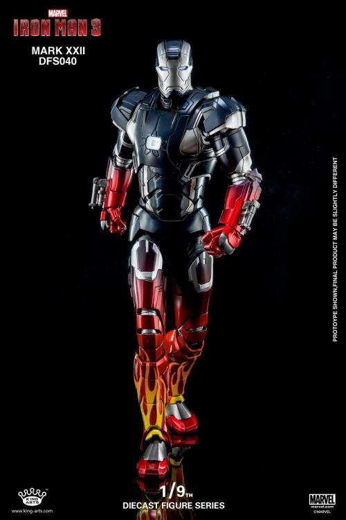 Iron Man 3: 1/9 Scale Iron Man Mark XXII Hotrod Armor Figure Gallery Image 3