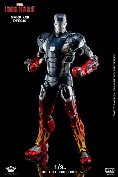 Iron Man 3: 1/9 Scale Iron Man Mark XXII Hotrod Armor Figure Gallery Image 9
