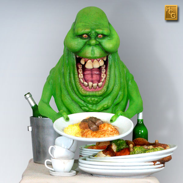 Ghostbusters 1/4 Scale Slimer Statue Gallery Image 9