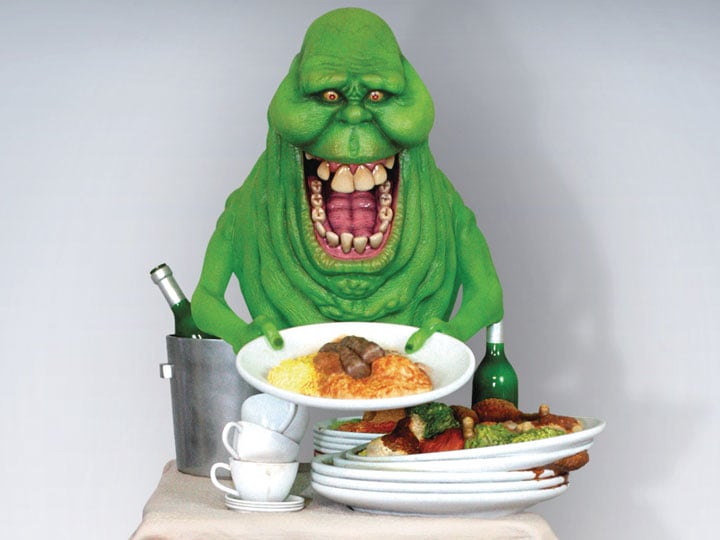 Ghostbusters 1/4 Scale Slimer Statue Gallery Image 1