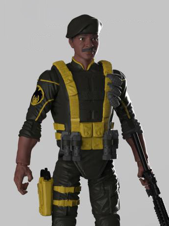 Eagle Force General Brown 4" Action Figure Gallery Image 2