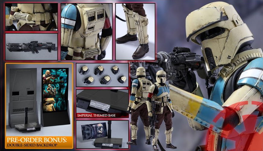 Rogue One: A Star Wars Story MMS389 Shoretrooper 1/6th Scale Collectible Figure Gallery Image 3