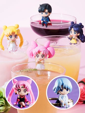 Sailor Moon Ochatomo Night & Day Box of 8 Figures Gallery Image 2