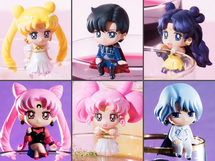 Sailor Moon Ochatomo Night & Day Box of 8 Figures Gallery Image 1