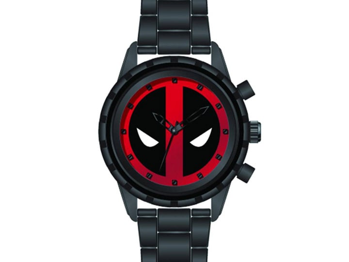 Marvel Deadpool Black Wrist Watch Gallery Image 1