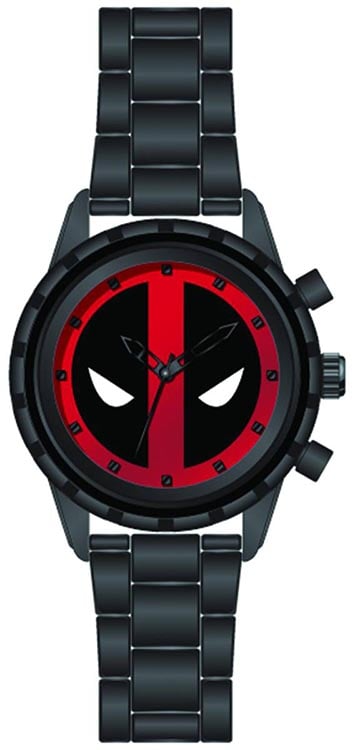 Marvel Deadpool Black Wrist Watch Gallery Image 2