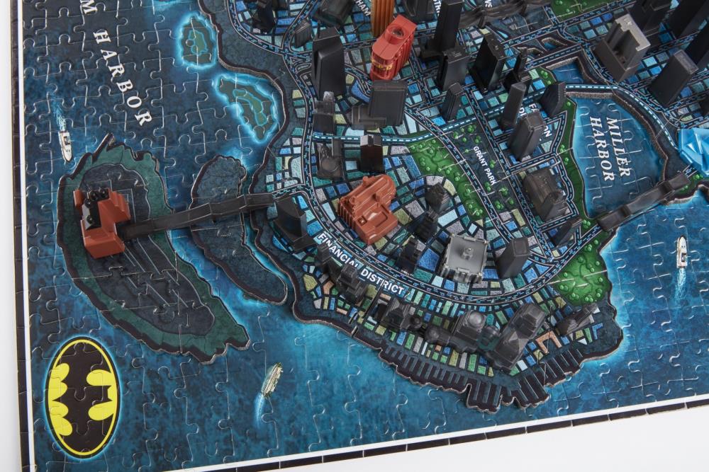 Batman Gotham City 1,593-Piece 4D  Puzzle Gallery Image 9