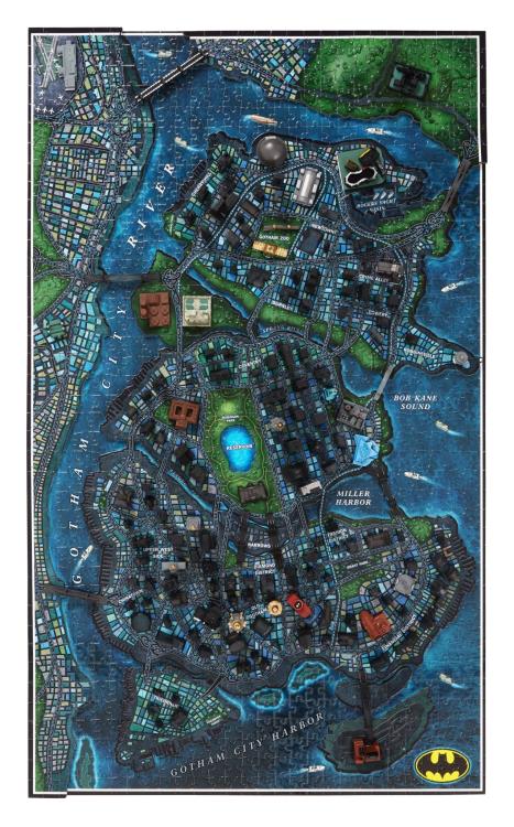 Batman Gotham City 1,593-Piece 4D  Puzzle Gallery Image 3