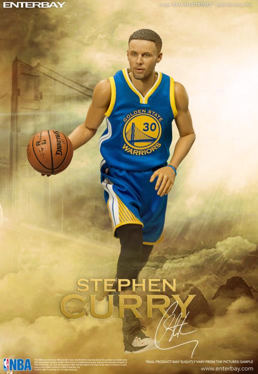 NBA Real Masterpiece Stephen Curry 1/6 Scale Figure 2nd Edition