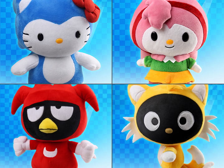 Sonic The Hedgehog X Sanrio 10" Plush - Set of 4 Gallery Image 1