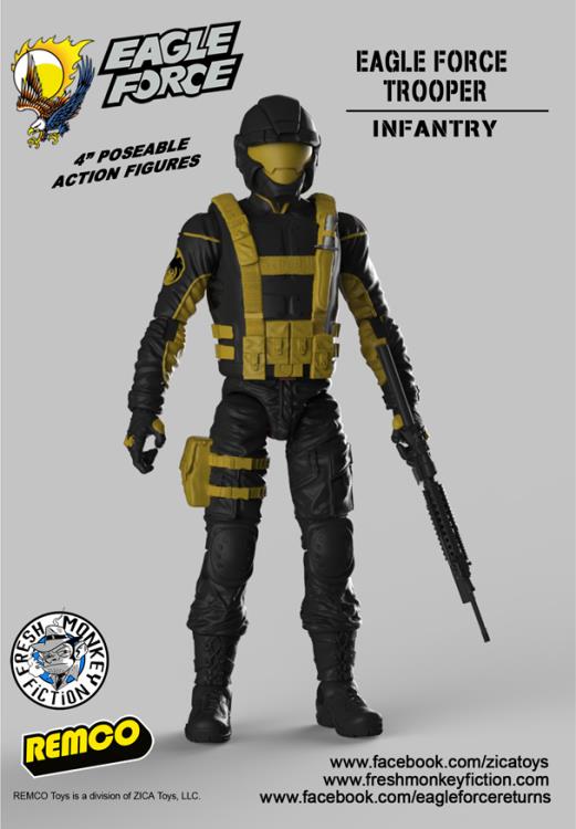 Eagle Force 4" Action Figure Series 01 Set of 17 Figures Gallery Image 17