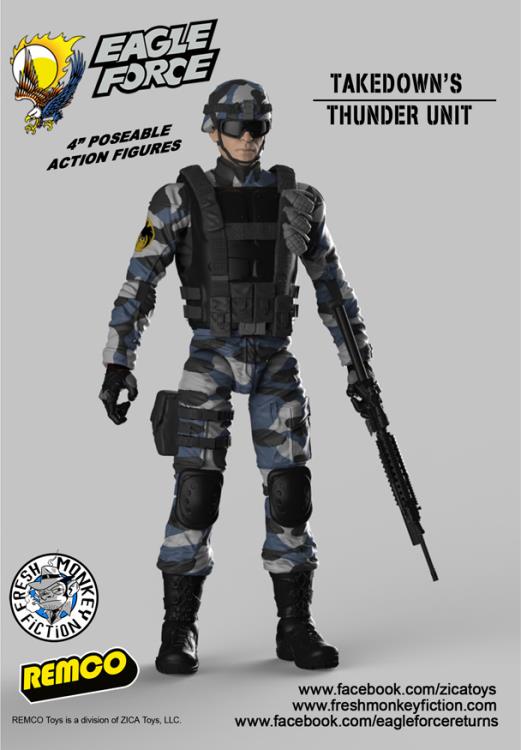 Eagle Force 4" Action Figure Series 01 Set of 17 Figures Gallery Image 18