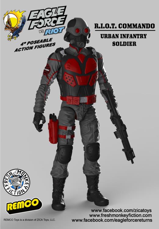 Eagle Force 4" Action Figure Series 01 Set of 17 Figures Gallery Image 9