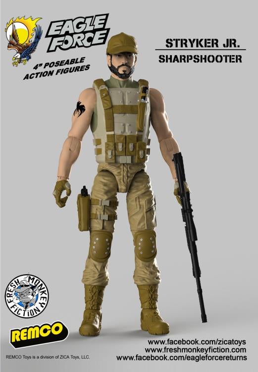 Eagle Force 4" Action Figure Series 01 Set of 17 Figures Gallery Image 5