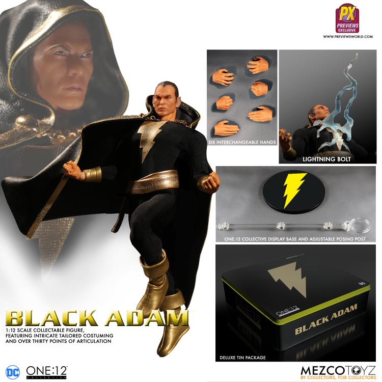 DC Comics One:12 Collective Black Adam PX Previews Exclusive Gallery Image 3