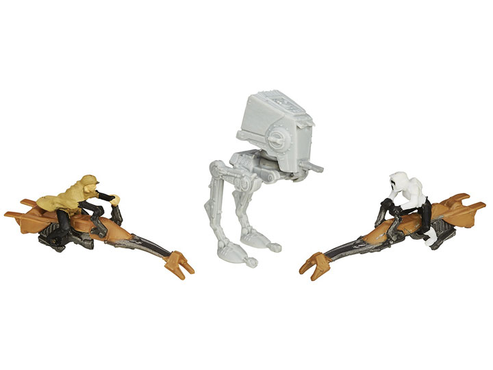 Star Wars Micro Machines Endor Forest Battle Vehicle Three Pack Gallery Image 1