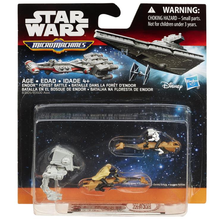 Star Wars Micro Machines Endor Forest Battle Vehicle Three Pack Gallery Image 2